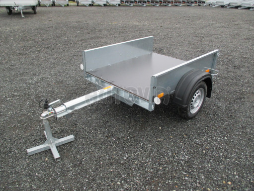 Výstavní jednoosý nebrzděný nákladní přívěs TRF 1,50x1,18/0,30