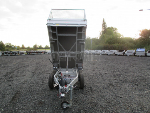 Sklápěcí přívěs DLT 2,7T 2,57x1,48/1,35 ruč