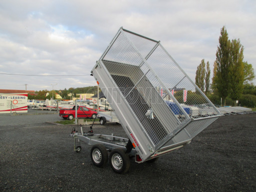 Sklápěcí přívěs DLT 2,7T 2,57x1,48/1,35 ruč