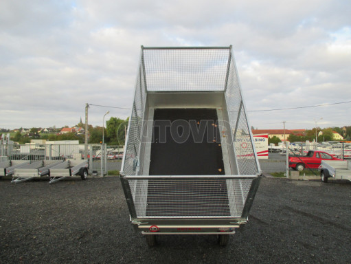 Sklápěcí přívěs DLT 2,7T 2,57x1,48/1,35 ruč