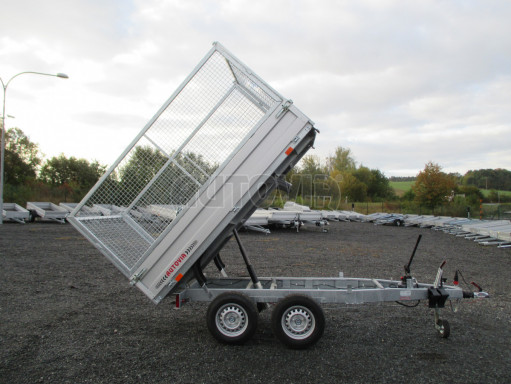 Sklápěcí přívěs DLT 2,7T 2,57x1,48/1,35 ruč