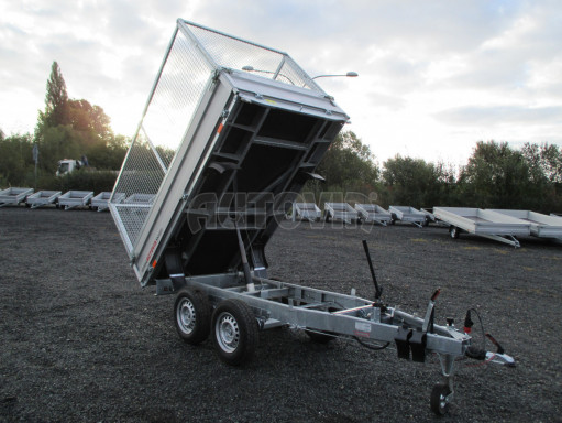 Sklápěcí přívěs DLT 2,7T 2,57x1,48/1,35 ruč