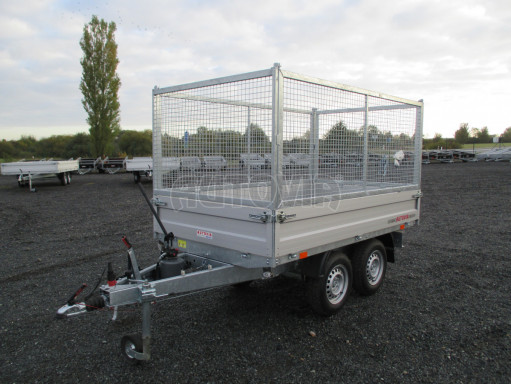 Sklápěcí přívěs DLT 2,7T 2,57x1,48/1,35 ruč