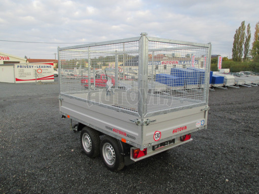 Sklápěcí přívěs DLT 2,7T 2,57x1,48/1,35 ruč