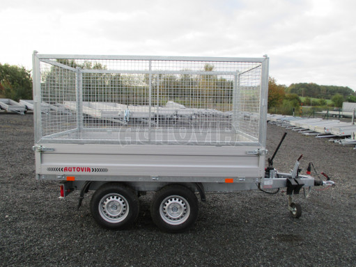 Sklápěcí přívěs DLT 2,7T 2,57x1,48/1,35 ruč