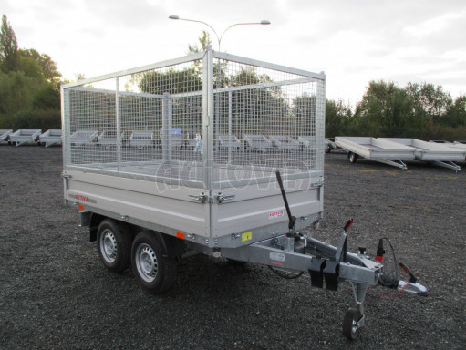 Sklápěcí přívěs DLT 2,7T 2,57x1,48/1,35 ruč