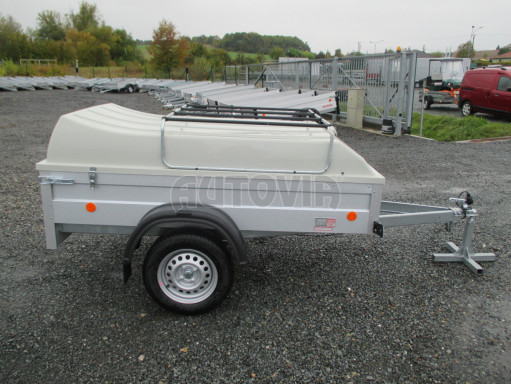 Přívěs s víkem HD 3 750kg 2,07x1,10/0,50 č.8