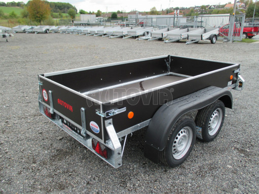 Přívěsný vozík ZV 26 750kg N2 2,50x1,30/0,35 POČ M