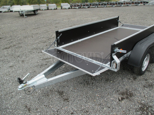 Přívěsný vozík ZV 26 750kg N2 2,50x1,30/0,35 POČ M