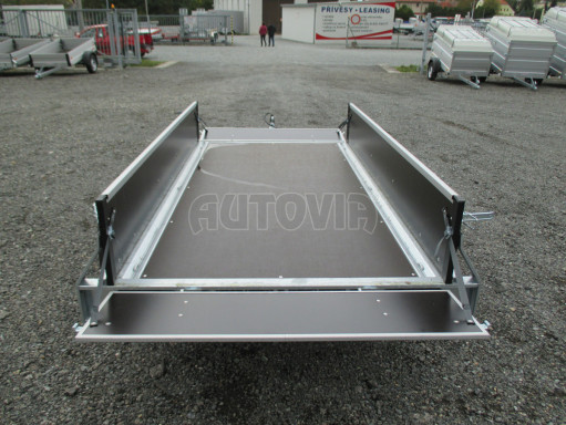 Přívěsný vozík ZV 26 750kg N2 2,50x1,30/0,35 POČ M