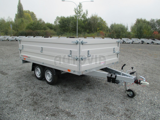 Přívěsný vozík v provedení valník s nástavbou ZV 32 2,0T B2 3,00x1,80/0,70