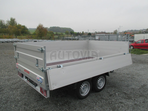 Přívěsný vozík v provedení valník s nástavbou ZV 32 2,0T B2 3,00x1,80/0,70