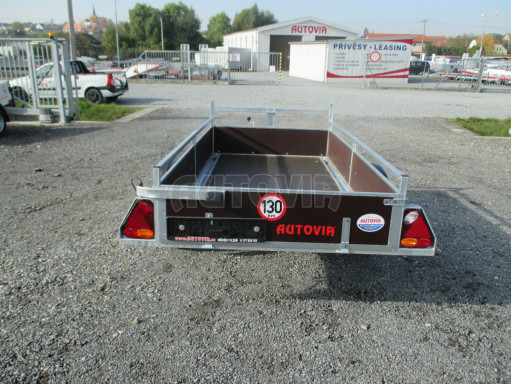 Sklopný přívěsný vozík DNG 750kg 2,52x1,27/0,35* č.12