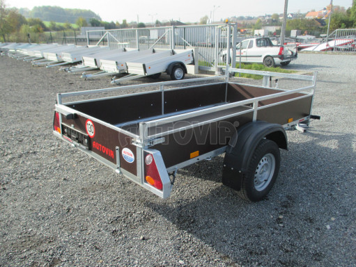 Sklopný přívěsný vozík DNG 750kg 2,52x1,27/0,35* č.13