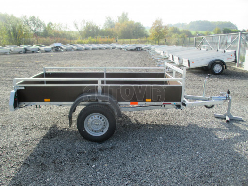 Sklopný přívěsný vozík DNG 750kg 2,52x1,27/0,35* č.14