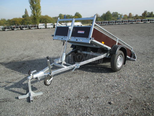 Sklopný přívěsný vozík DNG 750kg 2,52x1,27/0,35* č.1