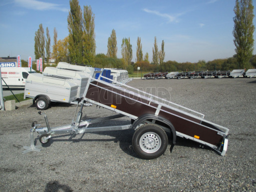 Sklopný přívěsný vozík DNG 750kg 2,52x1,27/0,35* č.2
