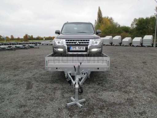 Přívěs pro přepravu aut AD 2,7T 5,15x2,09/0,35 hydraulicky sklopný valník č.13