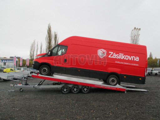 Plato pro převoz velkých vozidel JMB 3,5T B3 5,50x2,09 ALU kola č.29