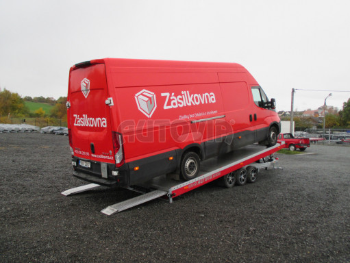 Plato pro převoz velkých vozidel JMB 3,5T B3 5,50x2,09 ALU kola č.32