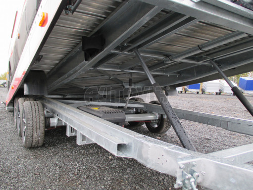 Plato pro převoz velkých vozidel JMB 3,5T B3 5,50x2,09 ALU kola č.117