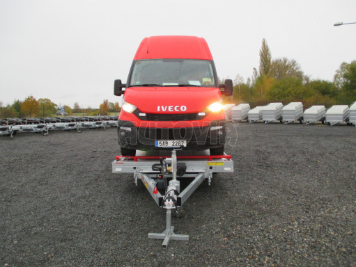 Plato pro převoz velkých vozidel JMB 3,5T B3 5,50x2,09 ALU kola č.35