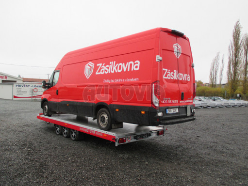 Plato pro převoz velkých vozidel JMB 3,5T B3 5,50x2,09 ALU kola č.38