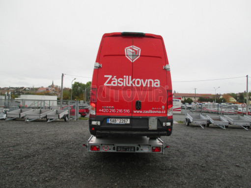 Plato pro převoz velkých vozidel JMB 3,5T B3 5,50x2,09 ALU kola č.39