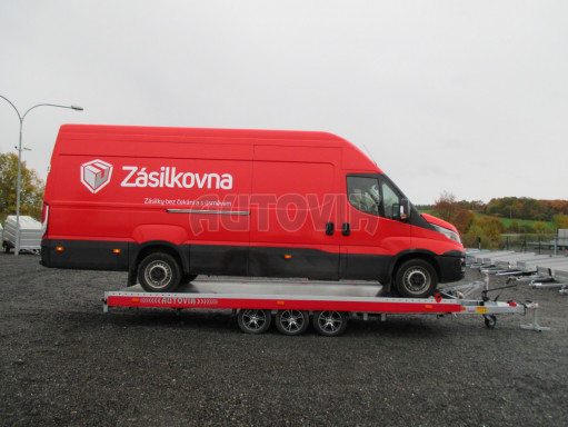 Plato pro převoz velkých vozidel JMB 3,5T B3 5,50x2,09 ALU kola č.41