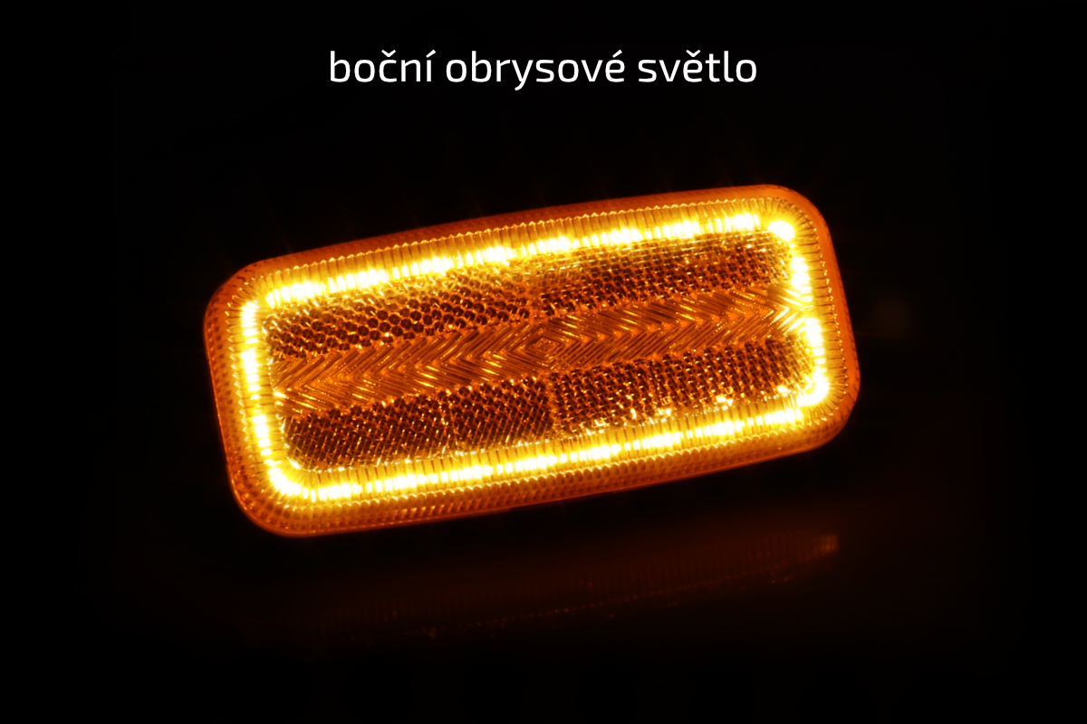 Svítilna sdružená boční Fristom FT-080 LED L/P-BL/OB na držáku č.3
