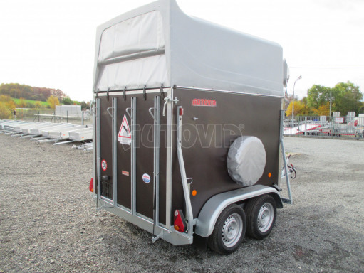 Přívěs pro přepravu koní LODESTAR 2,7T Brown sedlovna č.6