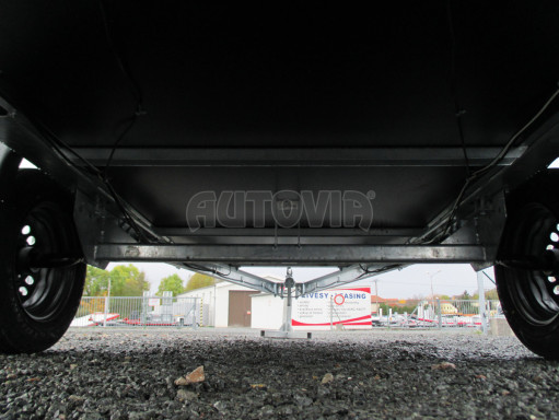 Přívěs za osobní auto s plachtou ZV 26 750kg N1 M 2,50x1,30/1,57 šedá plachta