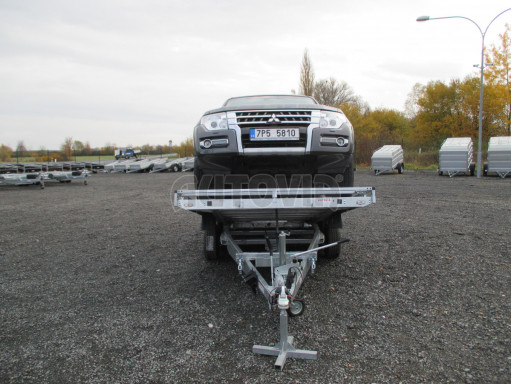 AD 2,7T 4,17x2,09 hydraulicky sklopné plato SPZ nájezdy