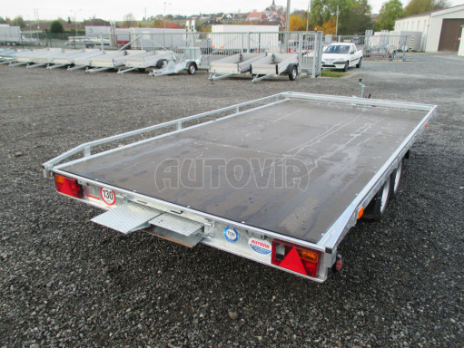 AD 2,7T 4,17x2,09 hydraulicky sklopné plato SPZ nájezdy