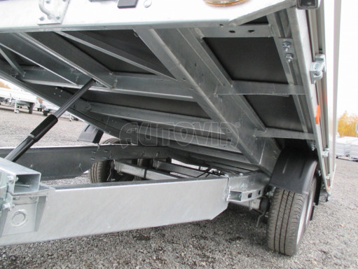 Sklopný přívěs hydraulický AD 2,7T 4,17x1,89/0,35 valník