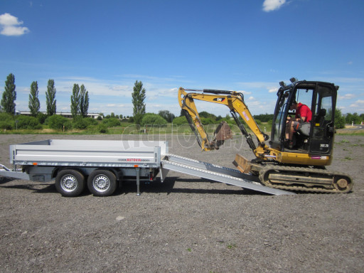 Sklápěcí přívěs ATS 3SKS 3,5T 3,32x1,70/0,35 ECO POČ hev. nohy v elektrice