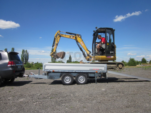 Sklápěcí přívěs ATS 3SKS 3,5T 3,32x1,70/0,35 ECO POČ hev. nohy v elektrice