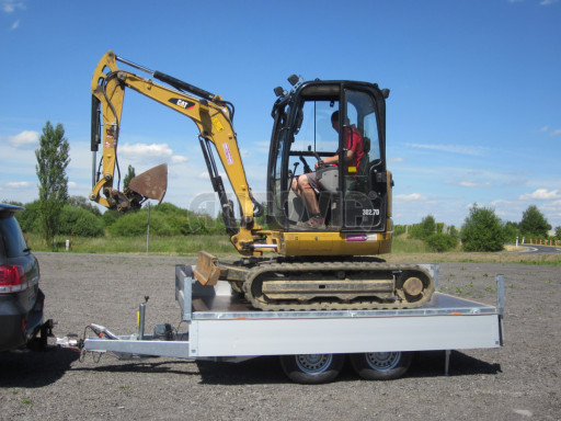 Sklápěcí přívěs ATS 3SKS 3,5T 3,32x1,70/0,35 ECO POČ hev. nohy v elektrice