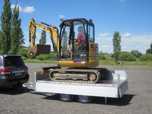 Sklápěcí přívěs ATS 3SKS 3,5T 3,32x1,70/0,35 ECO POČ hev. nohy v elektrice