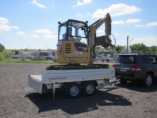 Sklápěcí přívěs ATS 3SKS 3,5T 3,32x1,70/0,35 ECO POČ hev. nohy v elektrice