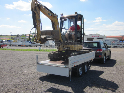 Sklápěcí přívěs ATS 3SKS 3,5T 3,32x1,70/0,35 ECO POČ hev. nohy v elektrice