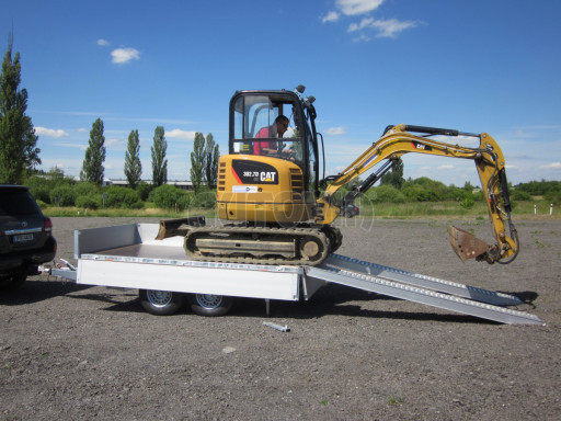 Sklápěcí přívěs ATS 3SKS 3,5T 3,32x1,70/0,35 ECO POČ hev. nohy v elektrice