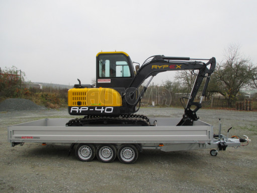 Sklápěcí přívěs AD 3,5T B3 6,13x2,09/0,35 1350 č.91
