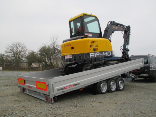 Sklápěcí přívěs AD 3,5T B3 6,13x2,09/0,35 1350 č.99