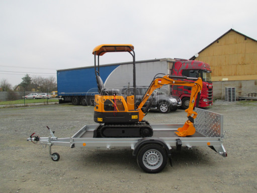 Sklopný přívěs za osobní auto PZ 1,3T 3,00x1,65 skl č.82