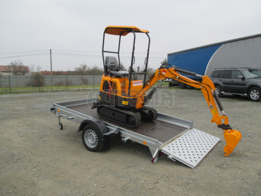 Sklopný přívěs za osobní auto PZ 1,3T 3,00x1,65 skl č.2