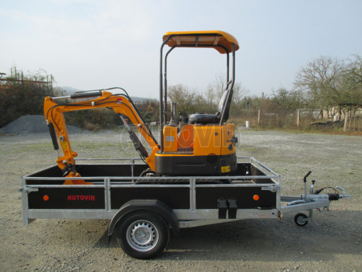 Brzděný sklopný valník ZV 31 1,3T B1 skl 3,01x1,55/0,30 POČ