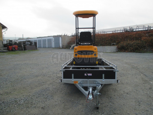 Brzděný sklopný valník ZV 31 1,3T B1 skl 3,01x1,55/0,30 POČ