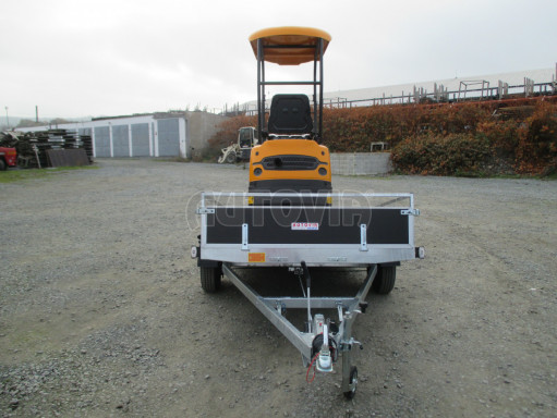 Brzděný sklopný valník ZV 31 1,3T B1 skl 3,01x1,55/0,30 POČ