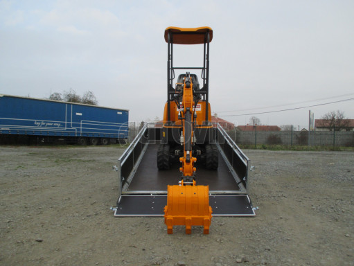 Brzděný sklopný valník ZV 31 1,3T B1 skl 3,01x1,55/0,30 POČ